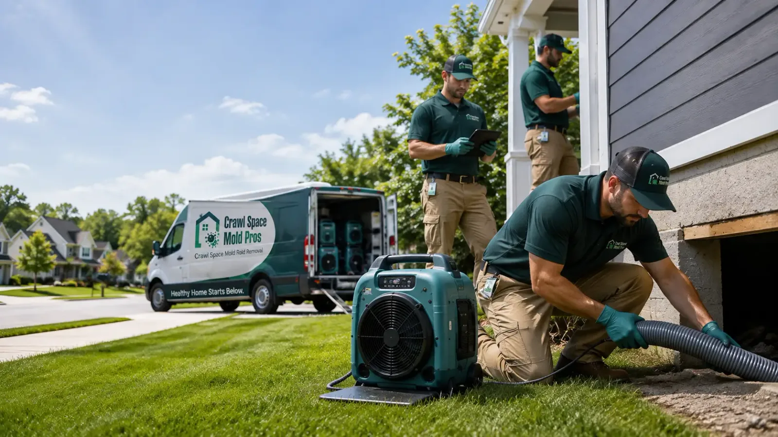 Crawl Space Mold Removal in Hoffman, IL